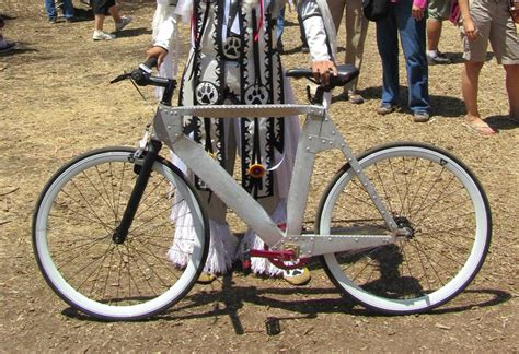 sheet metal bike|In Ronin bicycle frame using sheet metal with rivets .